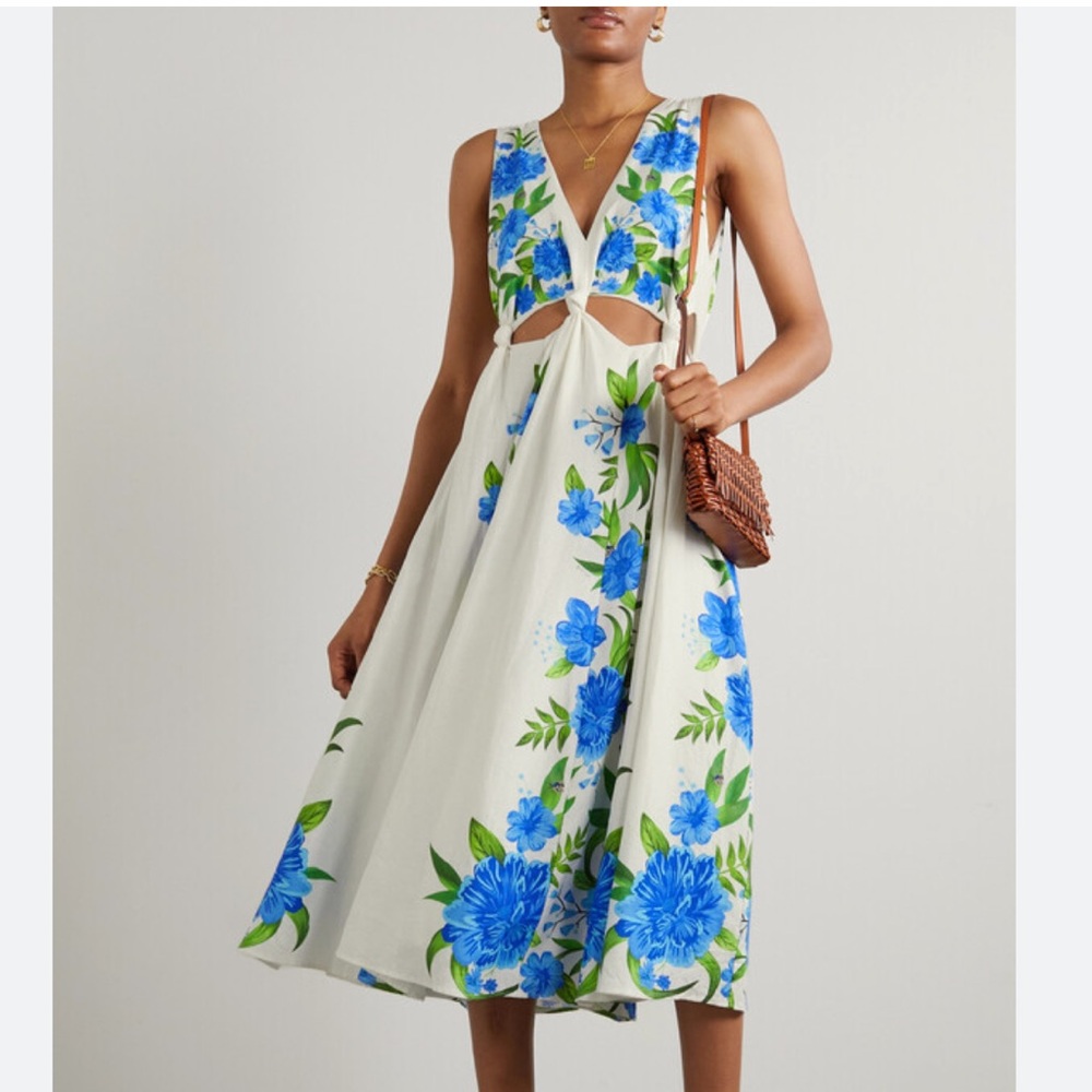 NWT Farm Rio Cut Out Floral Dress